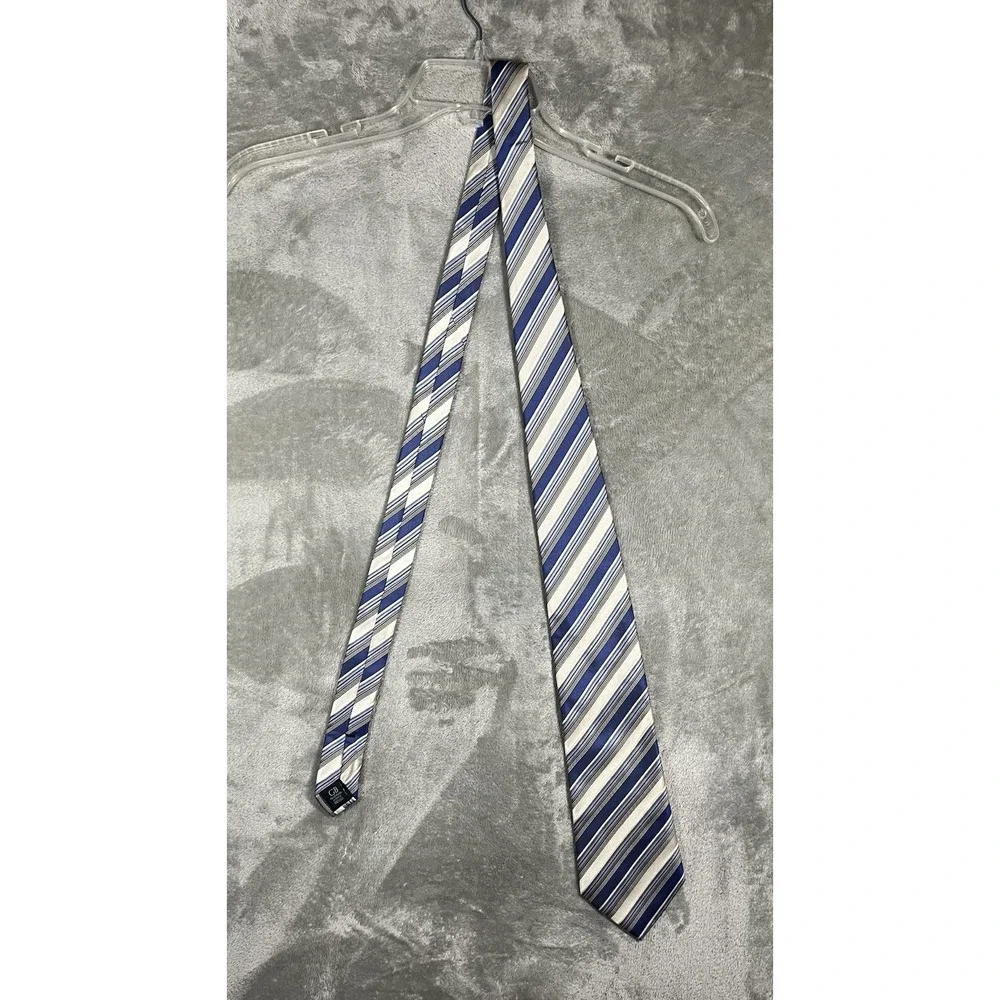 Lot Of 5 Men's Ties Silk Geoffrey Beene Crazy Horse‎ Kenneth Cole Saxony 28 & 29